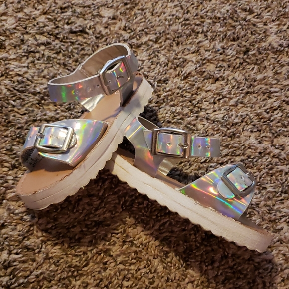 Other - 6/$12 Holographic sandals